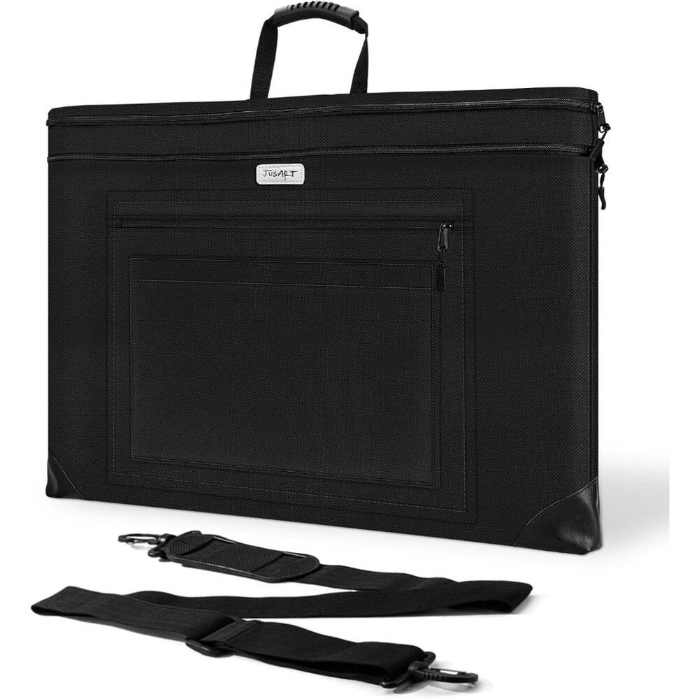 Art Portfolio Bag, 24x36 Foldable Light Weight Portfolio Folder Case with Adjust